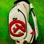 Golf Bag Scotty Cameron Tour ( PU Material ) 9.5” White-Red Color
