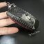เคสรีโมทรถ Ford Everest , Ford Mustang 2020 คาร์บอนไฟเบอร์แท้ T-Carbon Air Vent Design (Top Product ; Carbon Fiber Key Case) แถมแผ่นใส TPU กันรอยปิดปุ่ม Key Sets Model Ford Everest , Ford Mustang 2020