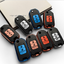 กรอบเคสกุญแจรีโมทรถยนต์ HONDA JAZZ Premium Grade แบบใหม่ 2020 ฮอนด้า (New VIP Key Shell, TPU Key Cover with PC Push button Guard) Honda Key Sets Model Jazz 2014-2019 พับข้าง 2 และ 3 ปุ่ม ใช้ได้กับกุญแจ Honda ทุกรุ่น
