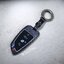 เคสรีโมทรถ BMW ทรงใบไม้ ลายเคฟล่าโลหะอัลลอย (Alloy Luminescence 3D Silicone Push button Guard) Key Sets BMW Key Sets G30 530e m sport,330e m sport,2018-New 5 Series 525, 530Li, X3, X, X5, X6