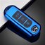 กรอบ เคสกุญแจรีโมทรถยนต์ MAZDA มาสด้า (Colorful Case, TPU Key Cover with PC Push button Guard) Mazda Key Sets 2, 3, CX3, CX5, CX7, CX30, All new SkyActiv 2 และ 3 ปุ่มสมาร์ทคีย์ Smart Key แบบ 2 ปุ่มและ 3 ปุ่ม