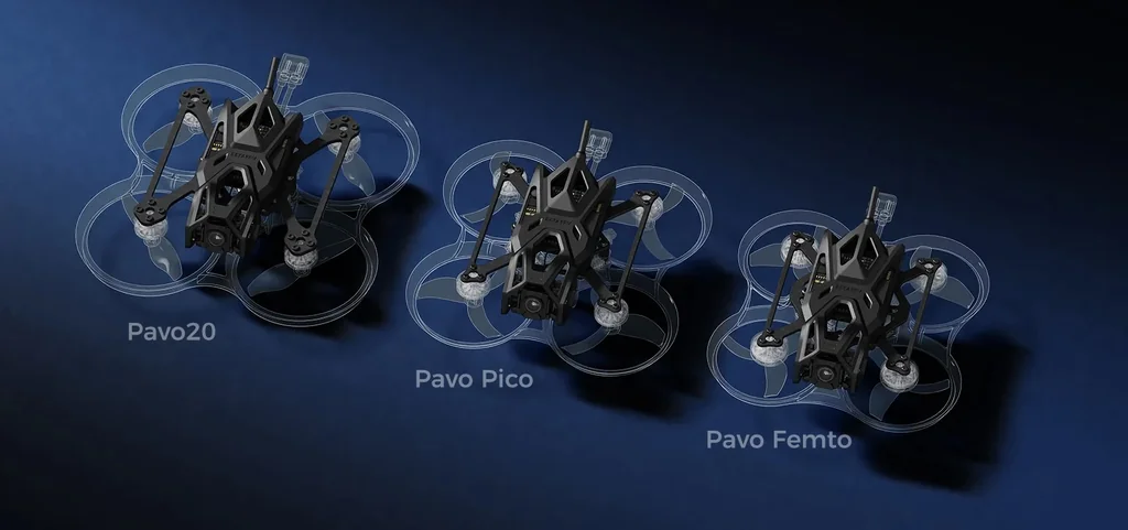[T1] Femto Pavo Brushless Whoop Frame ขนาด 40mm เฟรมโดรนจิ๋วรองรับ DJI O4 lite อุปกรณ์Drone