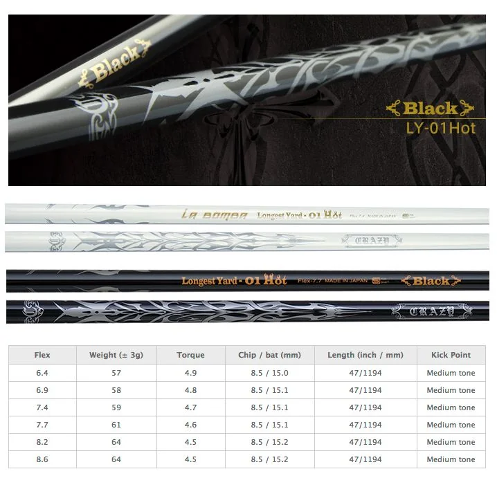 Shaft Longest Yard-01 Hot Black ( 6.4 )