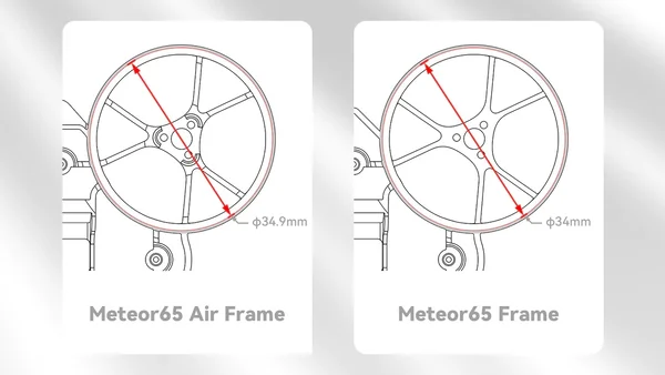 [A65] Betafpv Meteor65 Air Brushless Whoop Frame อุปกรณ์โดรน Drone เฟรมจิ๋ว image 16